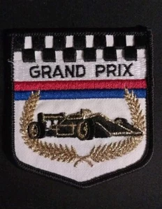 Vintage Voyager NEW Embroidered Grand Prix Race Car Iron-On, Sew Patch Formula 1 - Picture 1 of 3