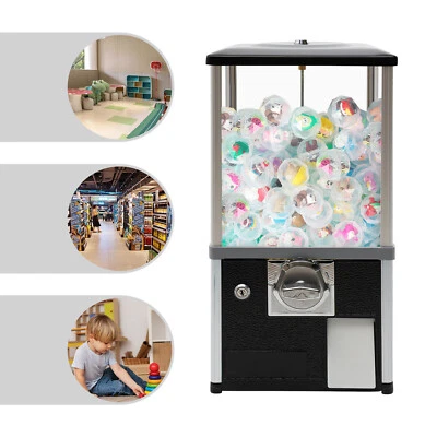 Freestanding 45-50mm Capsule Toys Vending Machine 2*25Cents Coin Gumball Machine - Image 1 of 4