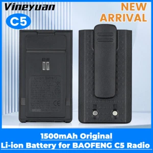 Akumulator litowo-jonowy Baofeng BF-C5 1500mAh do radia dwukierunkowego Baofeng BF-C5 - Zdjęcie 1 z 12