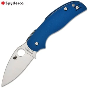 Spyderco Sage 5 CPM-SPY27 Satin Blade Cobalt Blue G10 Handles C123GPCBL - Picture 1 of 5