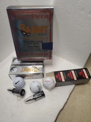 Pelotas de golf Bandit And The Hot One con perifernalia de golf 7 bandidos 3 calientes Foto 1 de 4