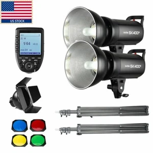 800W 2X Godox SK400II 2.4G X Sistema Estudio Flash 400W para Boda - Imagen 1 de 17