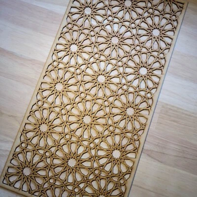 Arabic Mandela Decorative Screen Radiator Cabinet Panel 2FT x 4FT 3mm 6mm 0107 - Image 1 of 4
