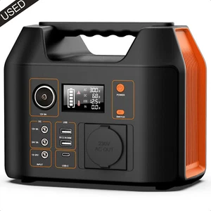Gebraucht 300W Tragbare Powerstation 296WH 230V Solargenerator für Camping Reise - Bild 1 von 11