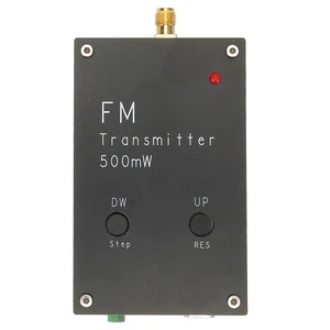 FM Stereo Transmitter 2000m 500mW RC FMND 88‑108MHz Aluminum Alloy Portable DW - Picture 1 of 12