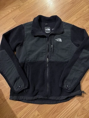 Chaqueta para mujer The North Face Denali polar cremallera completa negra, talla grande Foto 1 de 4