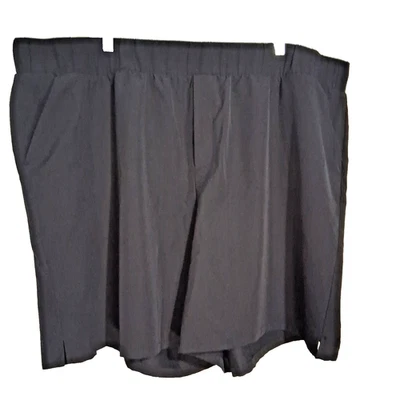 Tek Gear Womens Shorts Imperial Black Plus Size 3X Elastic Waist Pockets - Image 1 of 4