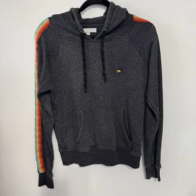 Spiritual Gangster Hoodie Women's Size XS Gray, May We All Be Happy and Free - Image 1 of 4