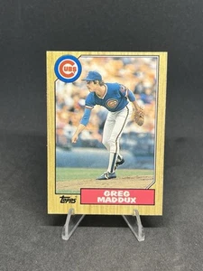 Greg Maddux 1987 Topps Traded #70T - Chicago Cubs - Picture 1 of 2