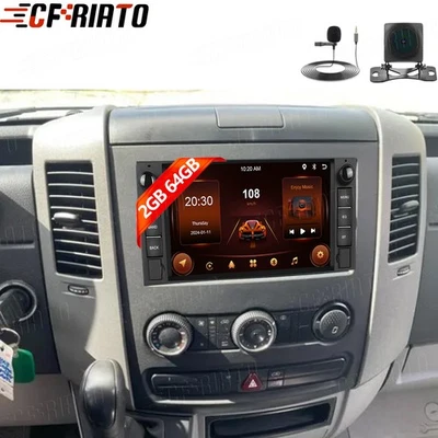 For 2007-2018 Freightliner Sprinter 7" Android 15 CarPlay Car Stereo Radio GPS - Image 1 of 4