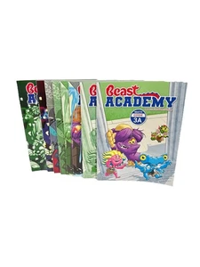 Beast Academy Guide & Practice Books LEVEL 3 3A,3B, 3C, 3D 8 MATH COMPLETE SET - Picture 1 of 6