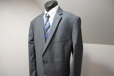 Jos A Bank Wool Tailored Fit 2 Piece Gray Suit Pants Mens Sz 42 x 32 50 Long - Image 1 of 4