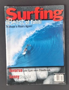 Surfing Magazine October 2000, Bobby Martinez Poster Intact, Beast Of Tahiti - Imagen 1 de 7
