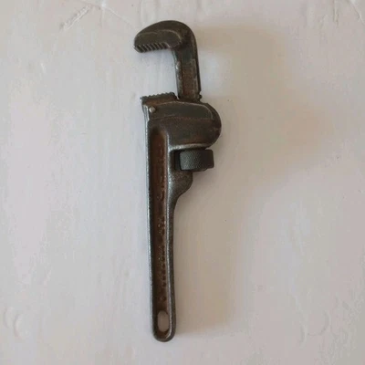 Vintage EUA Ridgid Pequeno Cachimbo Macaco Chave Mandíbula Serrilhada Pequena Ajustável Ridged - Imagem 1 de 4