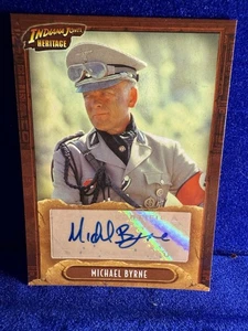 2008 Topps Indiana Jones Heritage Autograph Auto Michael Byrne as VOGEL - Picture 1 of 3