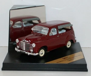 VITESSE 1/43 SCALE - 067C - RENAULT COLORALE SAVANE 1950 - DARK RED - Picture 1 of 3