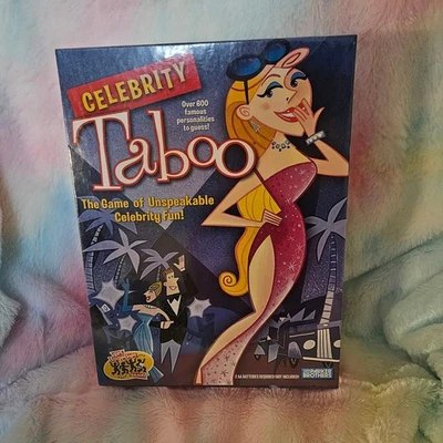 Celebrity Taboo Board Game Parker Brothers Hasbro Over 600 Famous People - Image 1 of 2