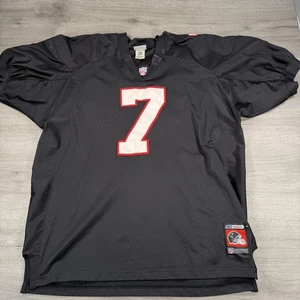 Camiseta deportiva de fútbol americano de la NFL negra de los Atlanta Falcons para hombre 54 Michael Vick 7 Reebok - Imagen 1 de 9