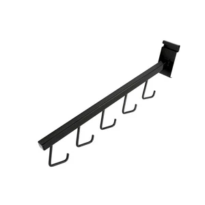 SSWBasics 5-J-Hook Cascada Cara Negra para Rejilla de Alambre y Pared de Rejilla - Paquete - Imagen 1 de 2