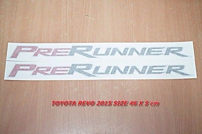 GENUINE STICKER HILUX REVO 2015 PRERUNNER SIZE 46X5 cm FROM TOYOTA - Image 1 of 3