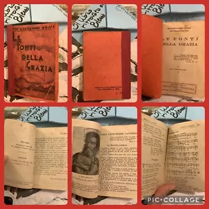 Libro Le Fonti Della Grazia Di Don Giovanni Rossi 1938 - Foto 1 di 11