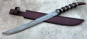 24” Short Sword High Carbon Steel Intricate Ring Tailed Stinger Handle Brass - Picture 1 of 10