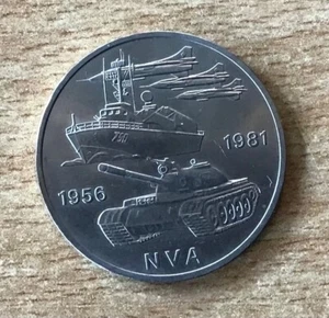 Commemorative Coin DDR 10 MARK NVA 1981 - Picture 1 of 2
