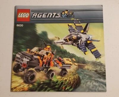 Lego Agents 8630 — ¡SOLO MANUAL DE INSTRUCCIONES! - Gold Hunt Foto 1 de 2