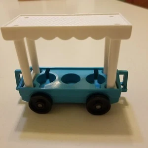 Fisher Price Little People Zoo Tram CarPassager Chariot Vintage 1984 #916 - Photo 1/4