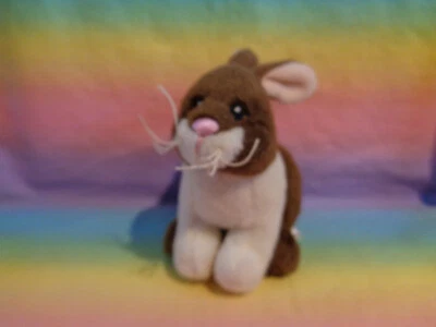 2017 Animal Adventure Brown White Bunny Rabbit Realistic Plush Easter - Image 1 of 4