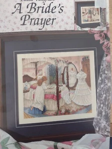 Leisure Arts cross stitch "A Bride's Prayer" by Paula Vaughan - Picture 1 of 3