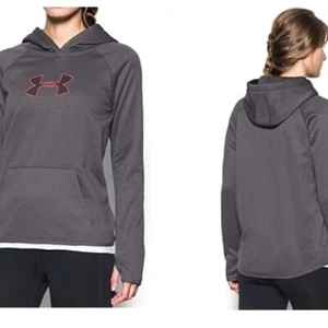 Under armour Sweatshirt Womens petite Small storm Cold gear logo hoodie - Picture 1 of 8