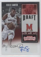 2016 Contenders Draft Picks College Variation Ticket Auto 73/99 Robert Carter