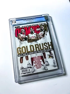2008 USA Olympics Lebron James Kobe Bryant Carmelo SLAM CGC 7.5 Newsstand Pop /5 - Picture 1 of 7