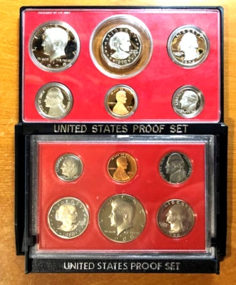 1979-S & 1980-S US Proof Sets with  Original Boxes 12 Coins Includes SBA - Image 1 of 3