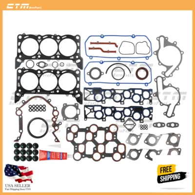 Full Gasket Set Fit 98-04 Ford Mustang E150 E250 F150 3.8L 4.2L VIN 2 OHV 12V - Image 1 of 4