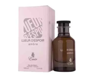 LUEUR D'ESPOIR AMBRE Emir 100ml Unisex EDP Fragrance Spray by Paris Corner