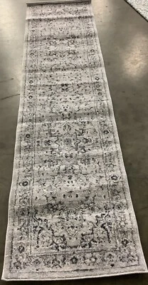 GREY / DARK GREY 2'-0" x 8'-0" Flaw in Rug, Reduced Price 1172675465 CHL411F-28 - Image 1 of 4