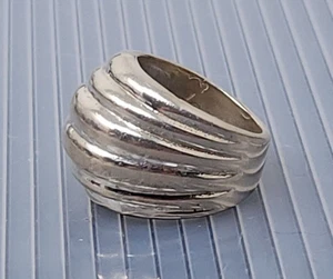 Vintage Sterling Silver Wide Men band Ring size 7 - Picture 1 of 5