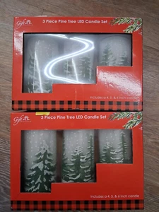 2 juegos de velas LED de pino de 3 piezas (6 velas en total) - Imagen 1 de 1