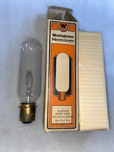 NOS Westinghouse Aviation 500 Watt T20 C13B Mazda Lamp Bulb - Picture 1 of 4