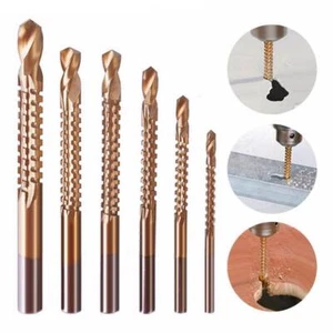 Set 6 pezzi trapano fresa HSS trapano per legno set trapano per legno metallo strumento NUOVO - Foto 1 di 6