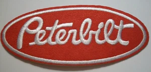 Peterbilt Trucks ~ Trucker ~ gestickter Aufnäher ~ 3 7/8" x 1 7/8" ~ aufbügeln oder aufnähen - Bild 1 von 1