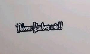 Pegatina de juez de los Yankees de Nueva York *Paquete de 2 * | ¡Ganan los Yankees de Theeee! ¡Calcomanía de vinilo 4x1! - Imagen 1 de 5