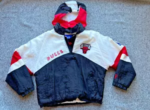 Youth Vintage Pro Player NBA Chicago Bulls Pullover Jacket Size XL (20) - Picture 1 of 12