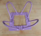 4 x CHUNKY LILAC MAUVE PURPLE HAIRPIN FURNITURE TABLE LEGS 6.5” 16 cms  -  USED