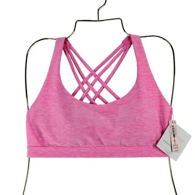 New Victoria's Secret Sport Bra Minimum support Strappy Back Size small Pink - Image 1 of 4