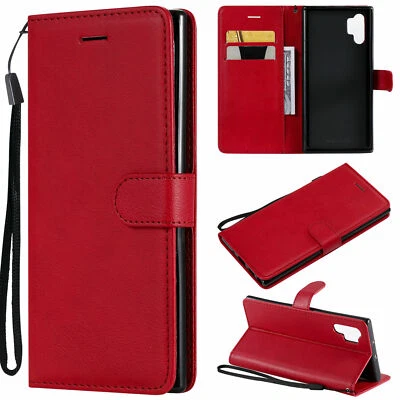 Funda de cuero tipo billetera magnética abatible para Samsung Galaxy S24 S23 S22 S21 Note10 Foto 1 de 4