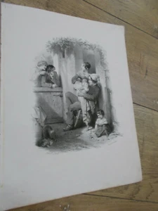 Gravure ancienne-Jules David-19e siècle. - Picture 1 of 2