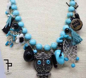 Collana in perla turchese - Picture 1 of 3